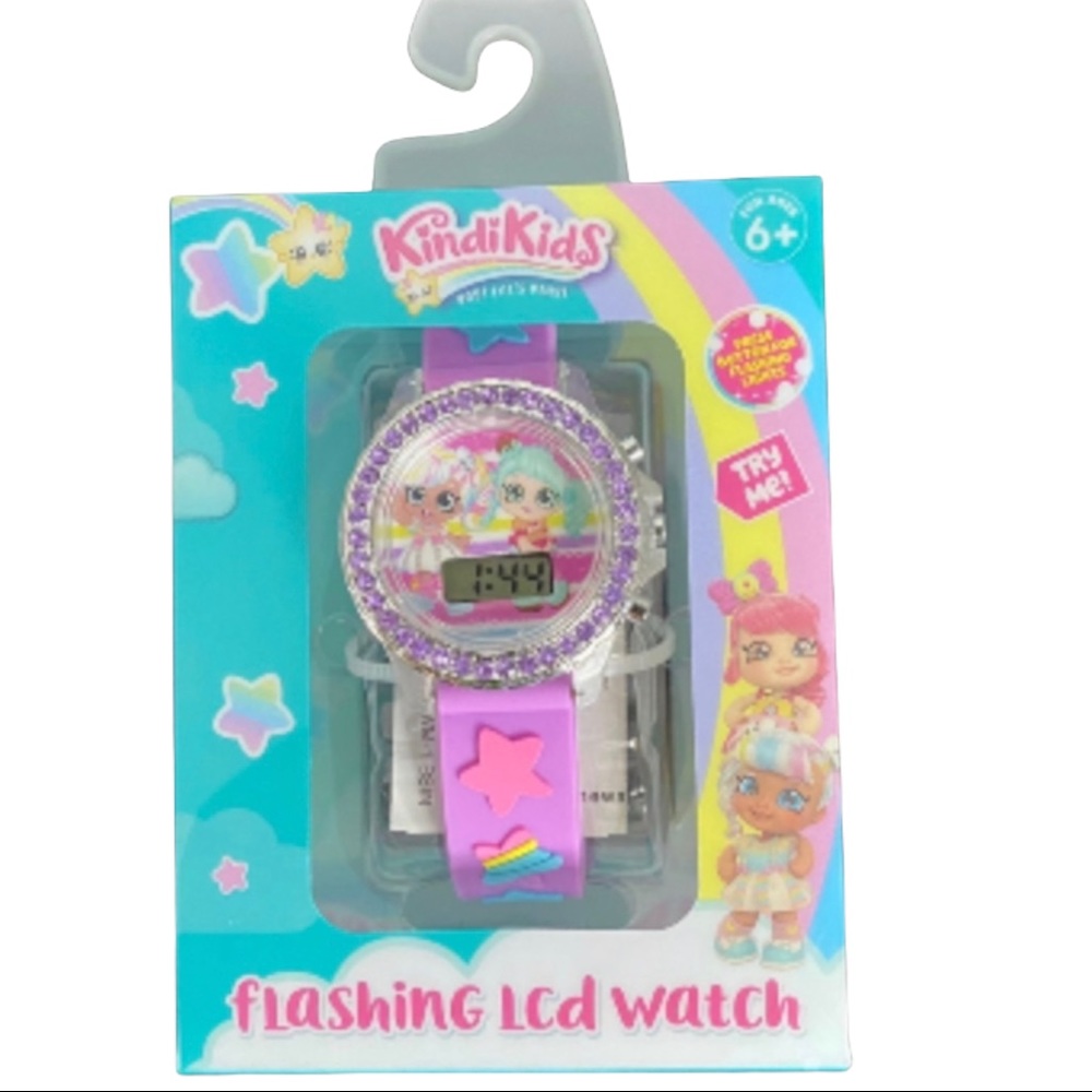 KindiKids Flashing LCD Watch Digital